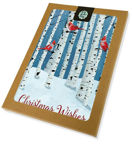 Boxed Aspen & Cardinals Christmas Cards